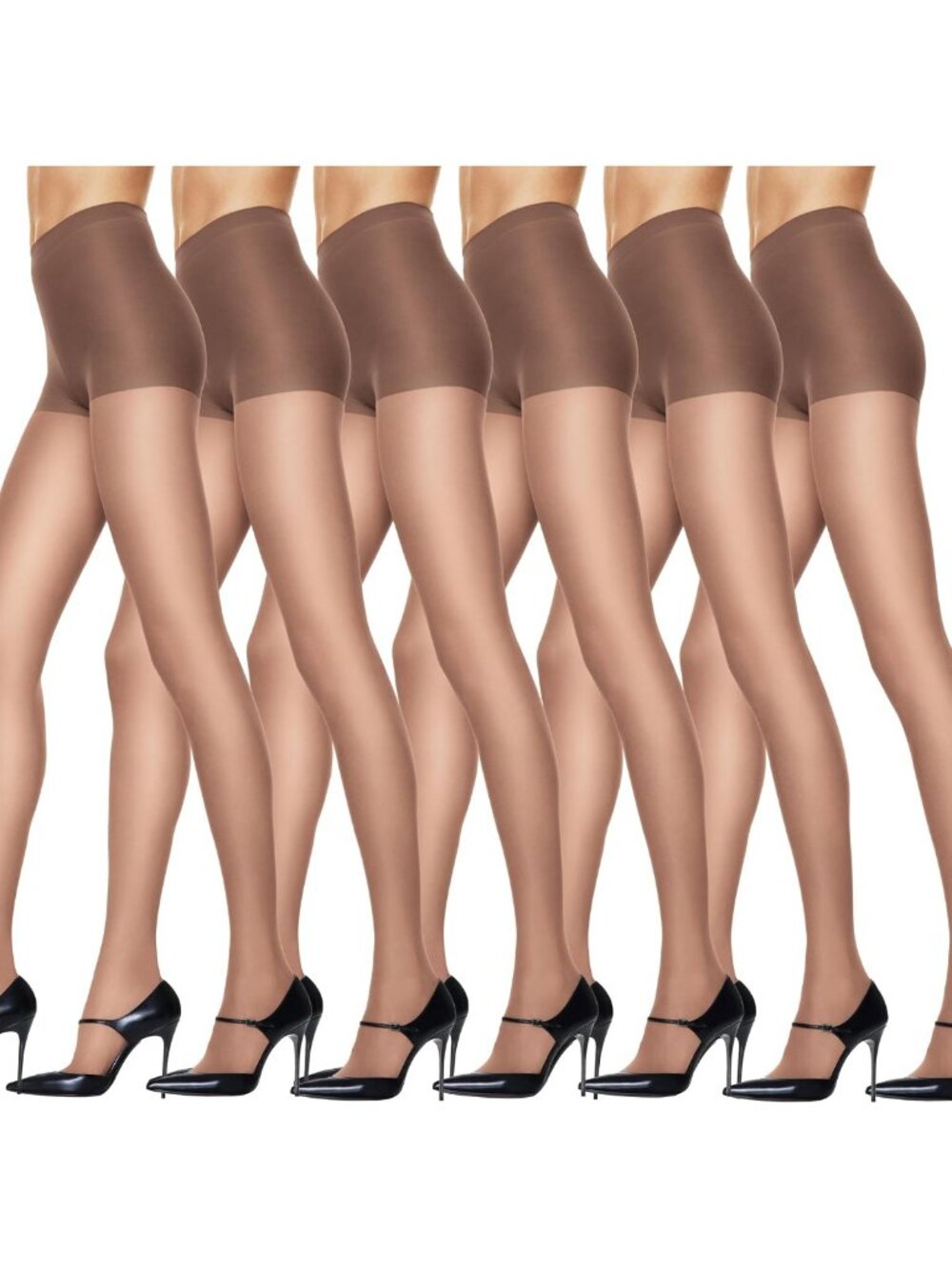 Silky Control Top Sheer Toe Pantyhose for Women - Comfortable & Stylish Hosiery